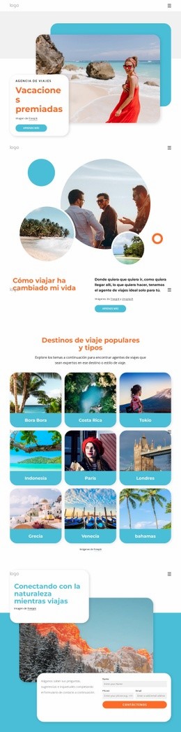 Vacaciones Premiadas - Plantillas Gratuitas