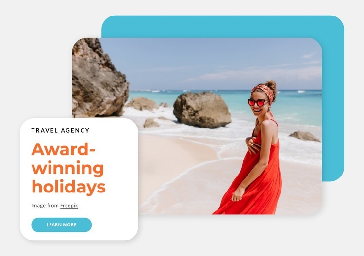 Best travel company for activity holidays Homepage Design