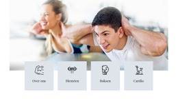 Professionele Sporttraining - HTML-Sjabloon