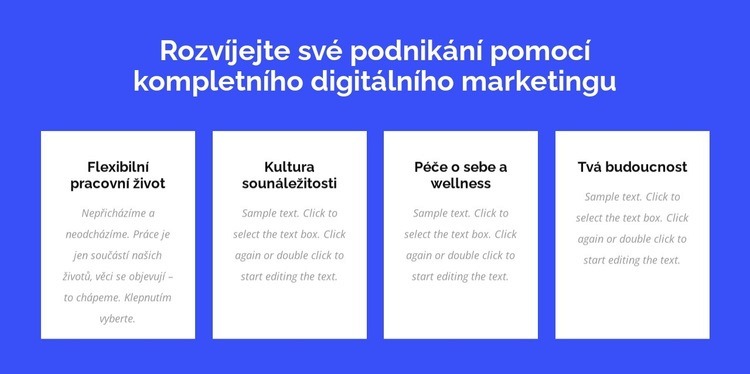 Kompletní digitální marketing Šablona CSS