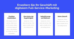 Full-Service-Digitalmarketing – Vorlage Für Website-Builder