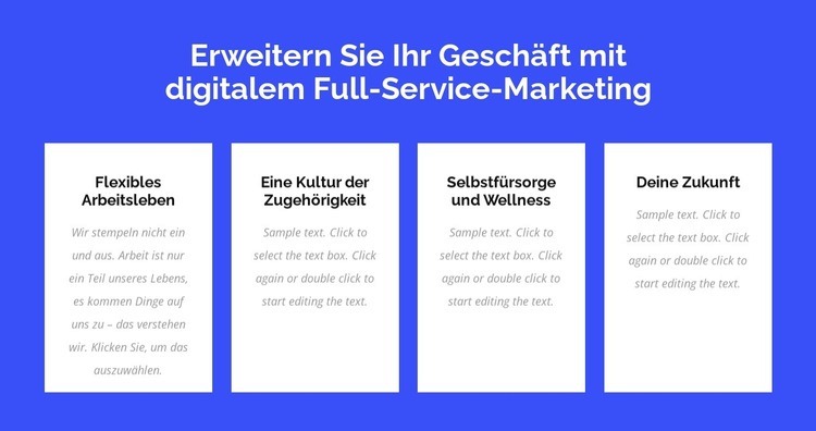 Full-Service-Digitalmarketing Vorlage