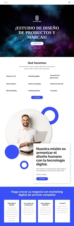 Estudio De Diseño De Productos Y Marcas. - Diseño Creativo De Sitios Multipropósito