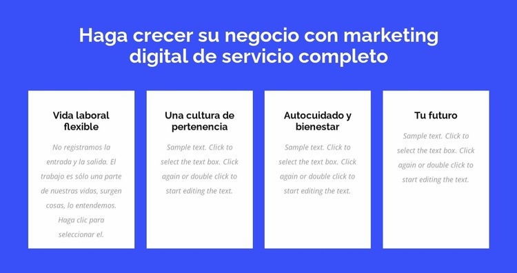 Servicio completo de marketing digital Diseño de páginas web