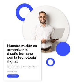 Diseño humano con tecnología digital. - Plantilla CSS por Nicepage