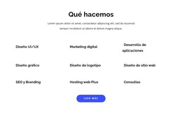 Desarrollo De Aplicaciones Y Diseño Gráfico.: Plantilla HTML Y CSS