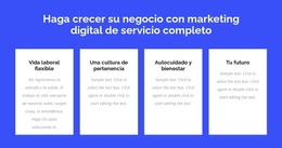 Sitio De WordPress Para Servicio Completo De Marketing Digital