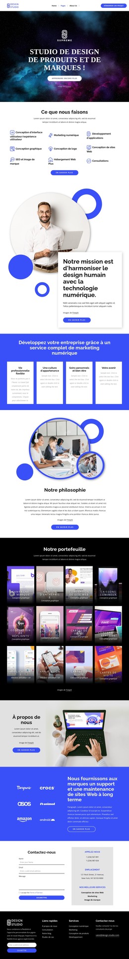 Modèles d'une page gratuits - Plus de 15 000 modèles d'une page