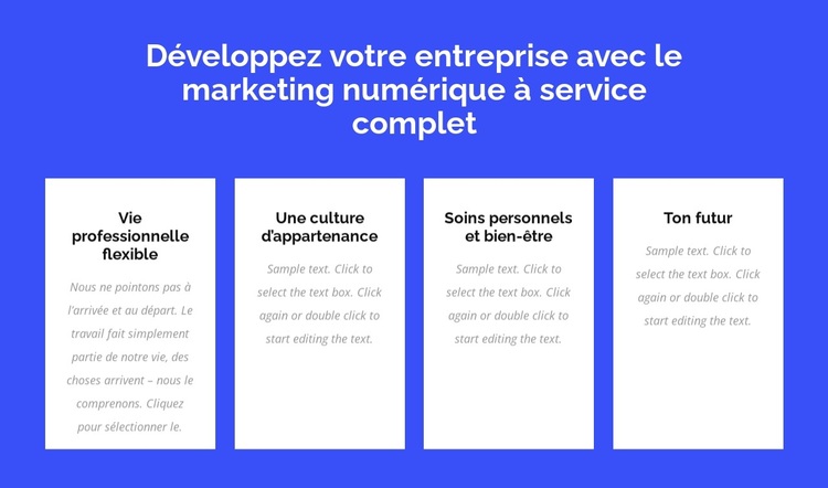 Marketing numérique à service complet Thème WordPress