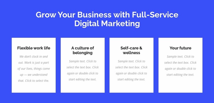 Full-service digital-marketing Html Website Builder