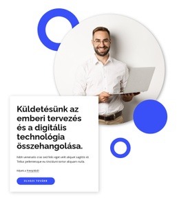 Emberi Tervezés Digitális Technológiával - Egyszerű Webhelysablon