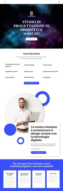 Studio Di Progettazione Di Prodotti E Brand - HTML5 Website Builder