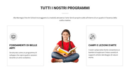 Corsi D'Arte Per Bambini - Tema WordPress Facile Da Usare