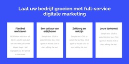 Full-Service Digitale Marketing - Bestemmingspagina