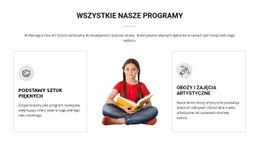 Projekt Strony Internetowej Dla Zajęcia Plastyczne Dla Dzieci