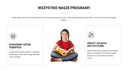 Zajęcia Plastyczne Dla Dzieci - Responsywny Szablon HTML
