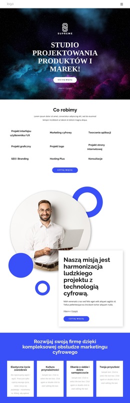 Studio Projektowania Produktów I Marek - Profesjonalny Szablon Strony Internetowej