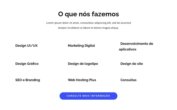 Desenvolvimento de aplicativos e design gráfico Template CSS