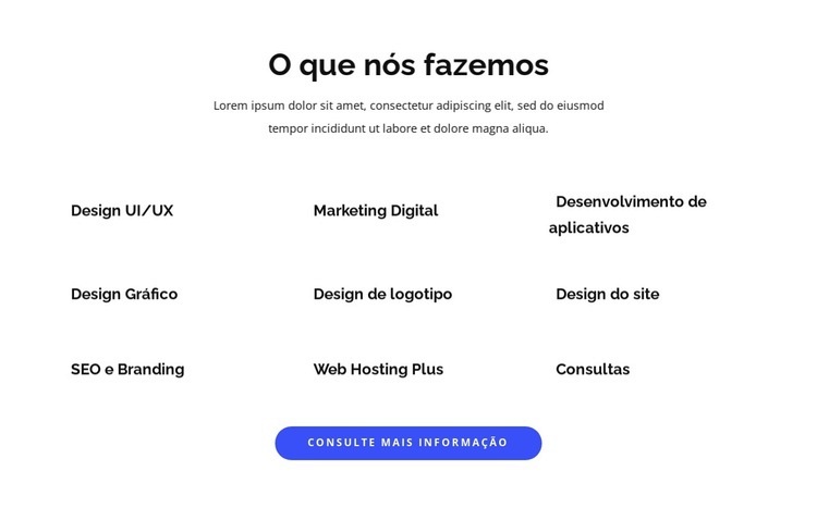 Desenvolvimento de aplicativos e design gráfico Modelo HTML5