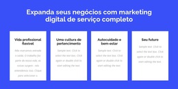 Marketing Digital De Serviço Completo - Tema CSS Gratuito