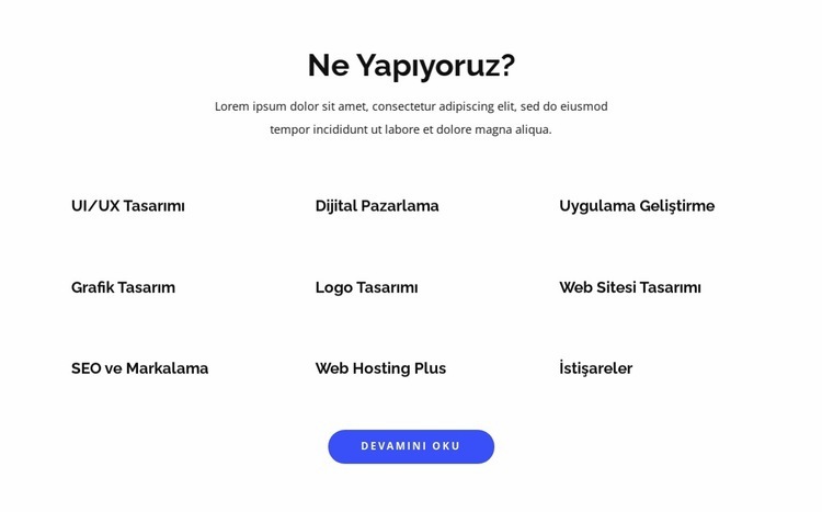 Uygulama geliştirme ve grafik tasarım Web sitesi tasarımı