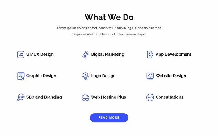 App development and graphic design Web Page Design