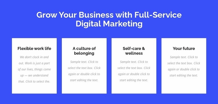 Full-service digital-marketing Web Page Design