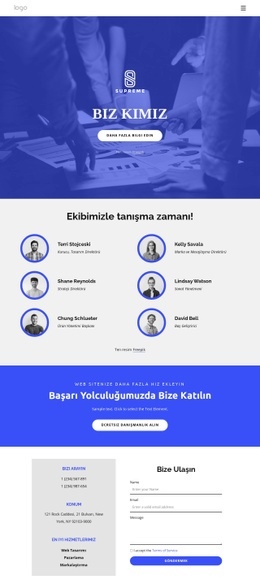 Muhteşem Ekibimizle Tanışma Zamanı - Mobil Açılış Sayfası