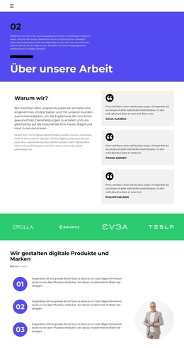 Detaillierter Plan - Vollständig Responsive Vorlage