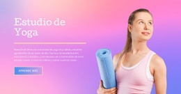 Creador De Sitios Web Listo Para Usar Para Centro De Salud De Yoga