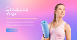 Centro De Salud De Yoga - Plantilla De Desarrollo Web