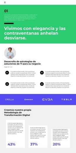 Creando Un Plan De Desarrollo - Página De Destino Gratuita, Plantilla HTML5