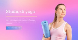 Centro Salute Yoga - Mockup Del Sito Web PSD