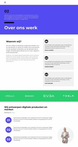 Gedetailleerd Plan - Functionaliteit Één Paginasjabloon