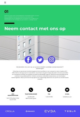 Samenwerking Starten - Gratis Download Website-Mockup