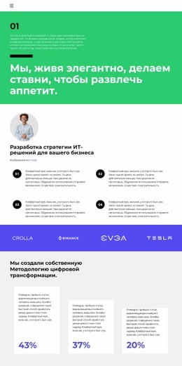 Создание Плана Развития - HTML Website Maker