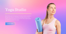 Yoga Health Center - Landing Page