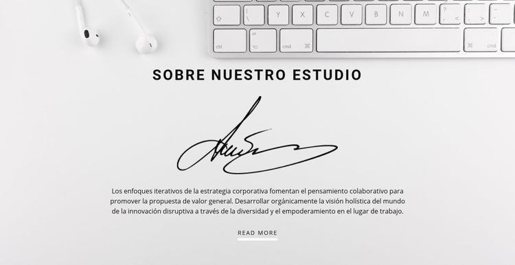 Marketing simple Plantilla de sitio web