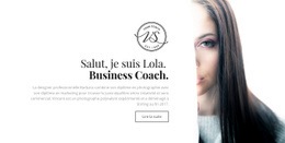 Modèle Web Réactif Pour Coach Professionnel Professionnel