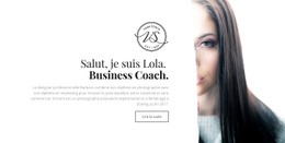 Coach Professionnel Professionnel - Modèle D'Une Page