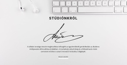 Egyszerű Marketing HTML Sablon