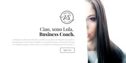 Coach Professionista Di Affari - Modello Di Sito