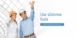 Uw Eigen Huis Op Maat Bouwen HTML5-Sjabloon