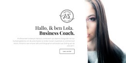 Siteontwerp Voor Professionele Bedrijfscoach