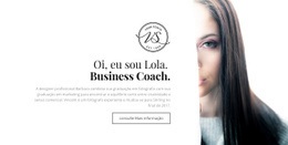 Coach Profissional De Negócios - Online HTML Page Builder