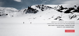 Exclusive HTML5 Template For Winter Activities