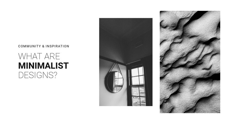 Natural textures in the interior Homepage Design