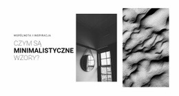 Naturalne Tekstury We Wnętrzu - Responsywny Motyw WordPress