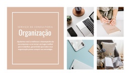 Organização Empresarial - Modelo HTML