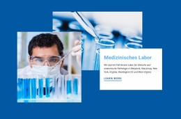 Klinisches Labor - Schöner Website-Builder